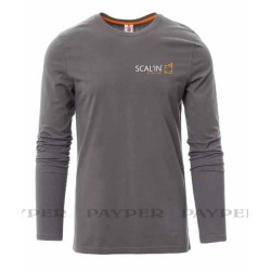 T-Shirt scal'in béton ciré manches longues