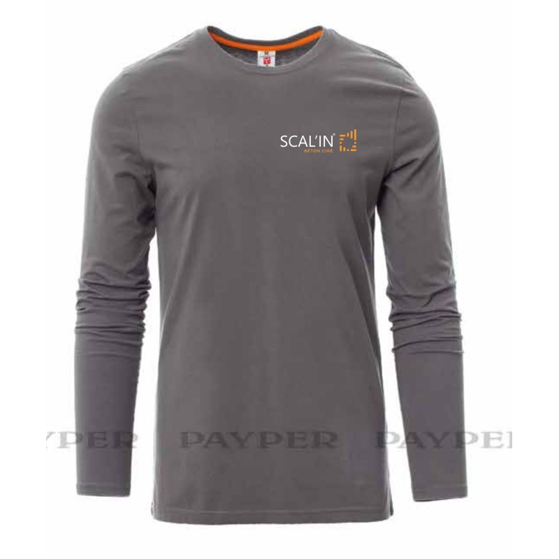 T-Shirt scal'in béton ciré manches longues T-Shirt scal'in béton ciré manches longues