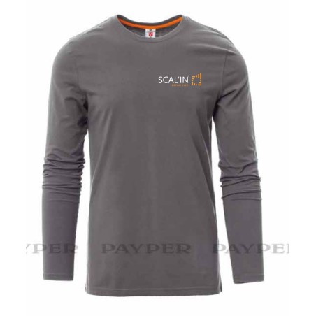 T-Shirt scal'in béton ciré manches longues