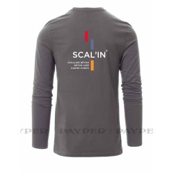 T-Shirt scal'in béton ciré manches longues