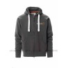 Sweat-shirt zippé capuche scal'in béton ciré