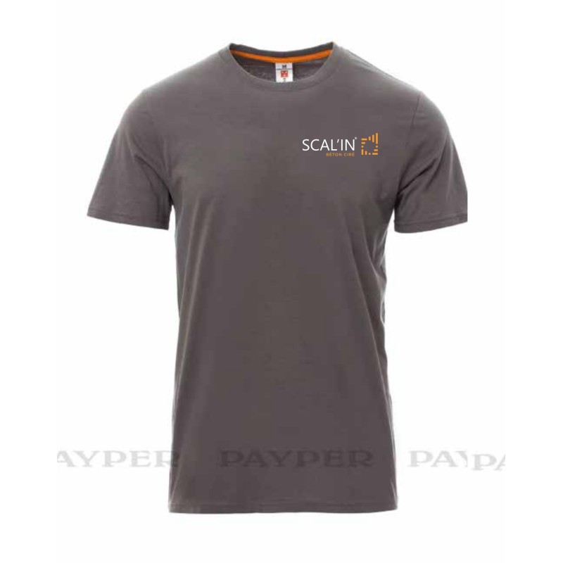T-Shirt scal'in béton ciré manches courtes T-Shirt scal'in béton ciré manches courtes